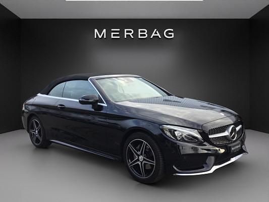 Schwarz Gebraucht 2016 Mercedes C200 AMG line Cabrio | CHF 29’900 (Etwas zu teuer) - Bild 1/4