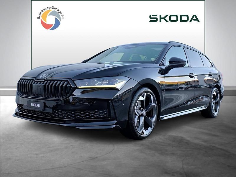 Schwarz Neu 2025 Skoda Superb SportLine Kombi | CHF 71’850 - Bild 1/4