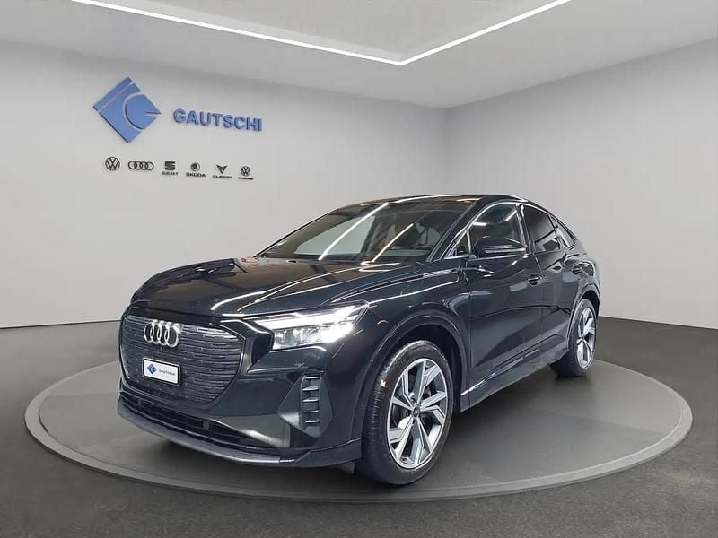 Schwarz Gebraucht 2025 Audi Q4 Sportback e-tron SUV | CHF 32’850 (Superpreis) - Bild 1/4