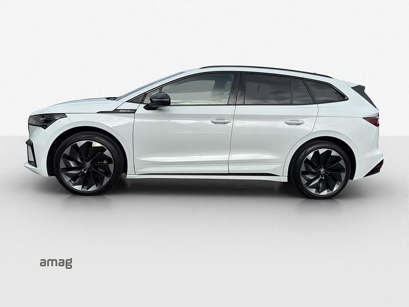 Gebraucht Skoda Enyaq iV SportLine 150 kW (204 PS) 2021 Moon weiss, metallic SUV