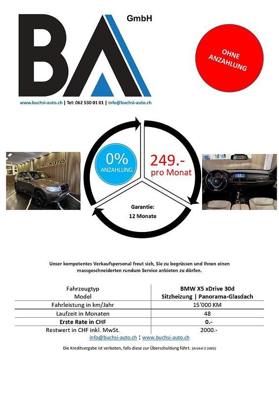 Gebraucht BMW X5 245 PS (180 kW) 2012 SUV