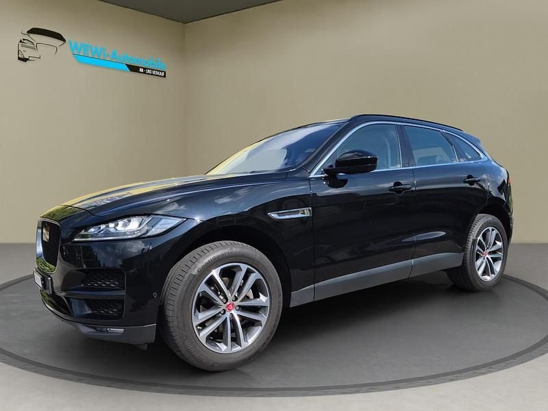Gebraucht Jaguar F-Pace Portfolio 250 PS (183 kW) 2019 Schwarz SUV