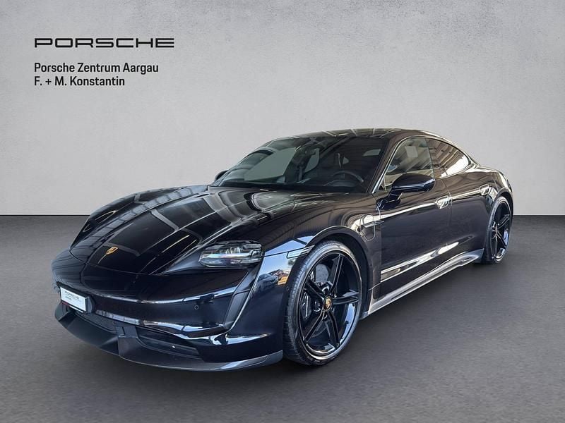 Schwarz Gebraucht 2021 Porsche Taycan Turbo S Limousine | CHF 84’900 (Superpreis) - Bild 1/4