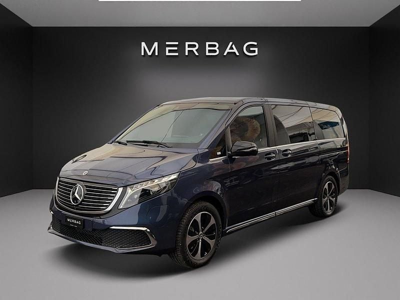 Blau Gebraucht 2024 Mercedes EQV300 Avantgarde Van / Kleinbus | CHF 73’900 (Guter Preis) - Bild 1/4