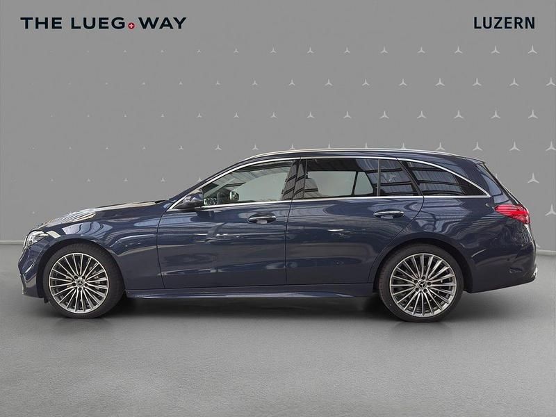 Neu Mercedes C220 197 PS (144 kW) 2025 Blau Kombi