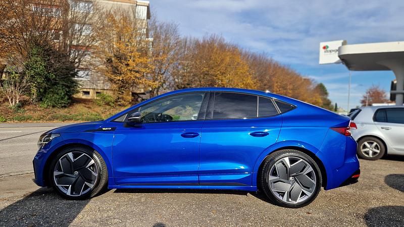 Gebraucht Skoda Enyaq iV RS 219 kW (299 PS) 2022 Blau SUV