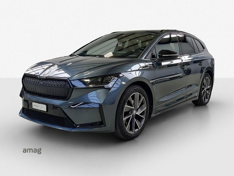 Grigio quartz, metallizzato Gebraucht 2021 Skoda Enyaq iV SportLine SUV | CHF 25’900 (Fairer Preis) - Bild 1/4