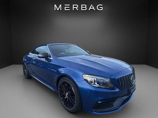 Blau Gebraucht 2023 Mercedes C63S AMG Premium Cabrio | CHF 89’900 (Fairer Preis) - Bild 1/4