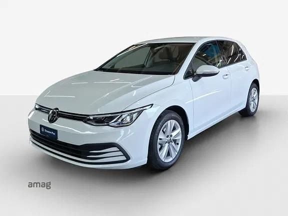 Pure white uni Gebraucht 2021 VW Golf Life Limousine | CHF 17’490 (Fairer Preis) - Bild 1/4