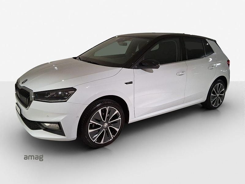 Mo. weiss, met./schwarzes dach Gebraucht 2022 Skoda Fabia First Edition Kleinwagen | CHF 17’999 (Fairer Preis) - Bild 1/4