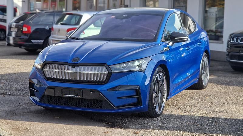 Gebraucht Skoda Enyaq iV RS 219 kW (299 PS) 2022 Blau SUV
