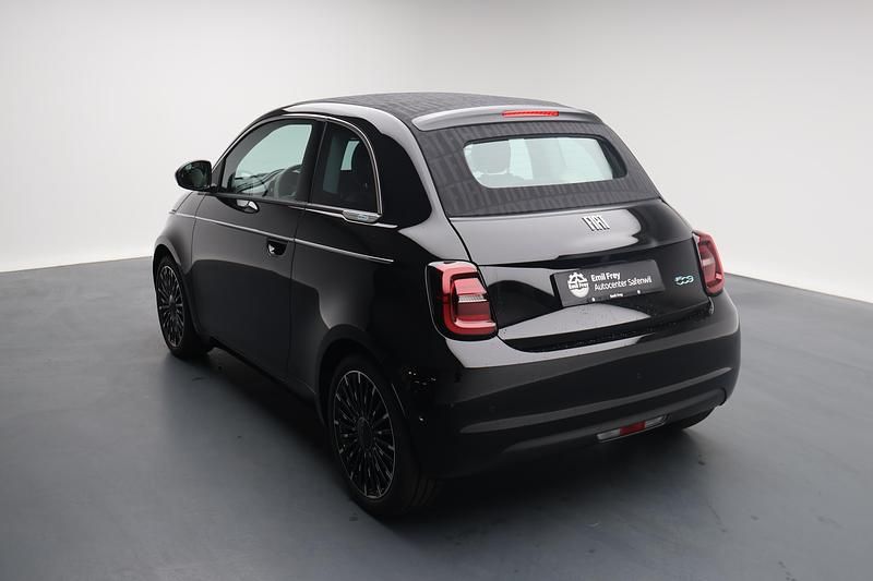 Neu Fiat 500e La Prima 86 kW (118 PS) 2025 Schwarz Cabrio