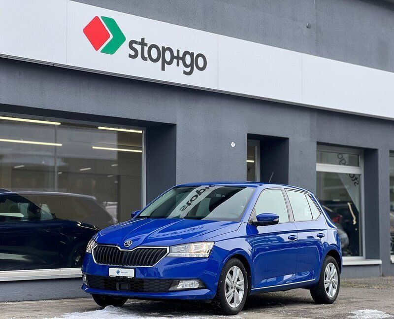 Blau Gebraucht 2021 Skoda Fabia Ambition Kleinwagen | CHF 14’900 (Fairer Preis) - Bild 1/4