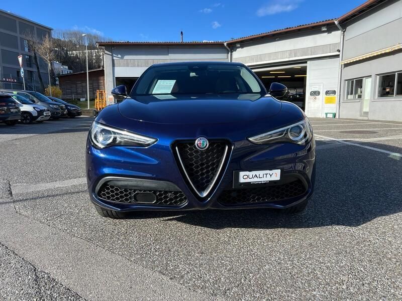 Gebraucht Alfa Romeo Stelvio Executive 280 PS (205 kW) 2019 Blau SUV