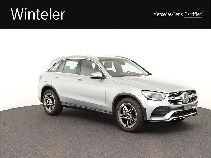 Gebraucht Mercedes GLC200 AMG line 197 PS (144 kW) 2021 Silber SUV