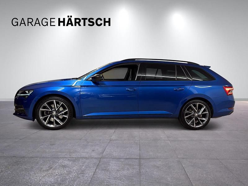 Gebraucht Skoda Superb SportLine 280 PS (205 kW) 2021 Blau Kombi