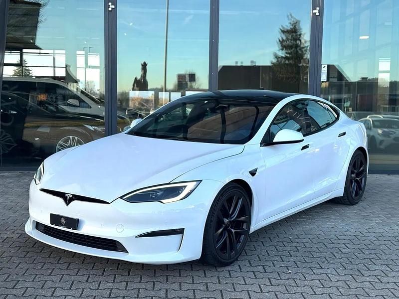Gebraucht Tesla Model S Plaid 759 kW (1033 PS) 2025 Weiss Kleinwagen