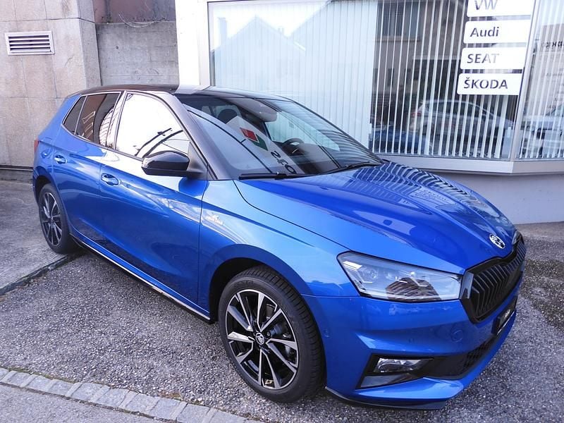 Neu Skoda Fabia Monte Carlo 150 PS (110 kW) 2025 Blau Limousine
