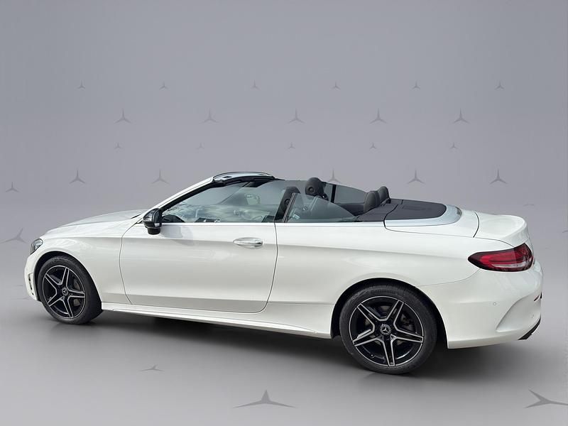 Weiss Gebraucht 2022 Mercedes C200 AMG line Cabrio | CHF 48’800 (Teuer) - Bild 1/4