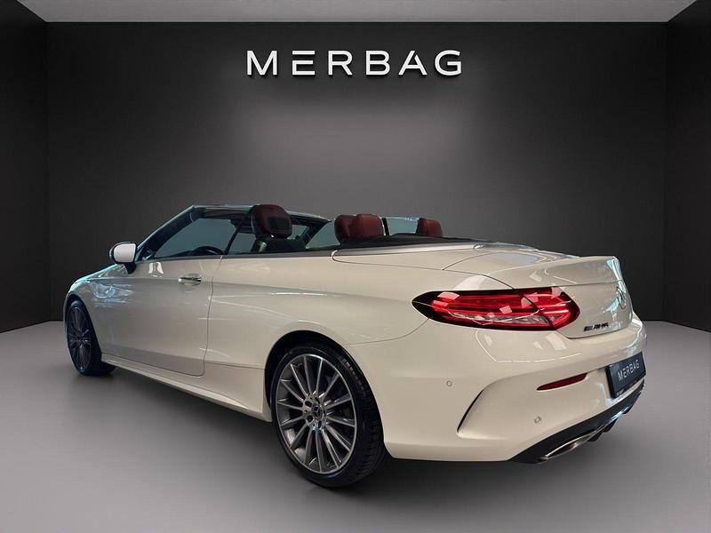 Gebraucht Mercedes C200 AMG line 184 PS (135 kW) 2021 Weiss Cabrio