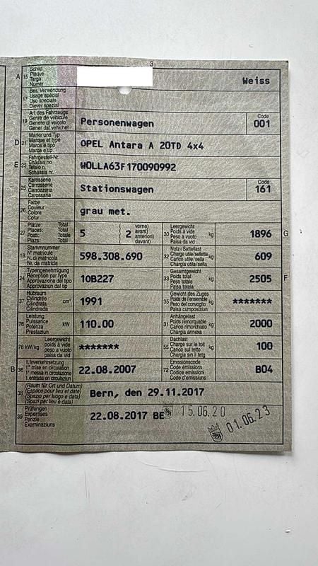 Gebraucht Opel Antara Cosmo 150 PS (110 kW) 2007 SUV