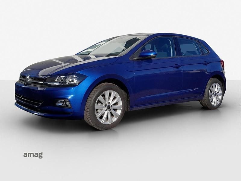 Gebraucht VW Polo Comfortline 95 PS (69 kW) 2021 Reef blue metallic Kleinwagen