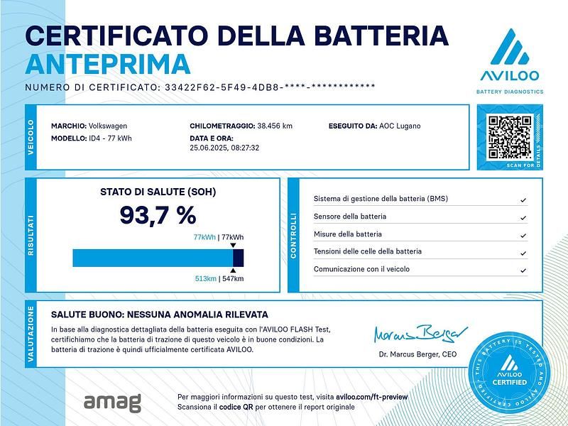 Gebraucht VW ID.4 Pro 150 kW (204 PS) 2021 Grigio mangan metallizzato SUV