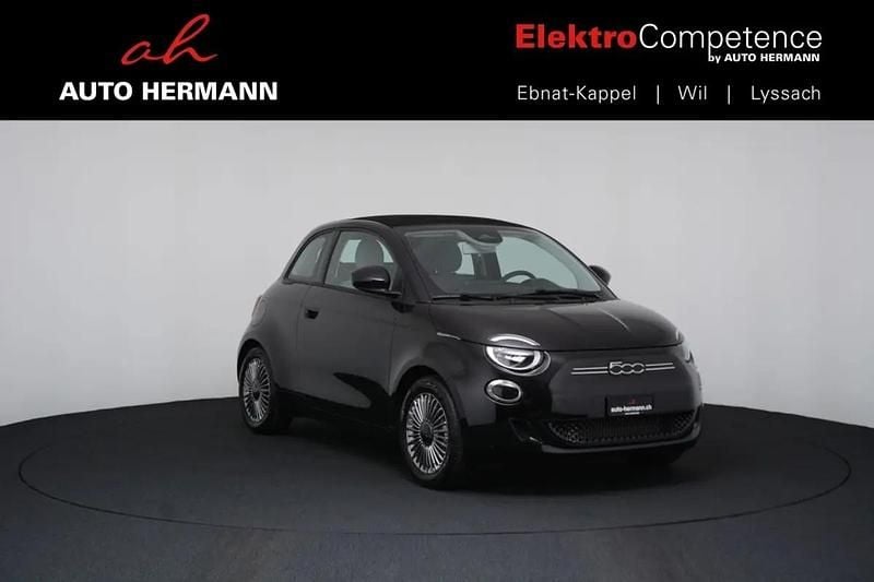 Schwarz Neu 2025 Fiat 500e Icon Cabrio | CHF 29’850 (Guter Preis) - Bild 1/4