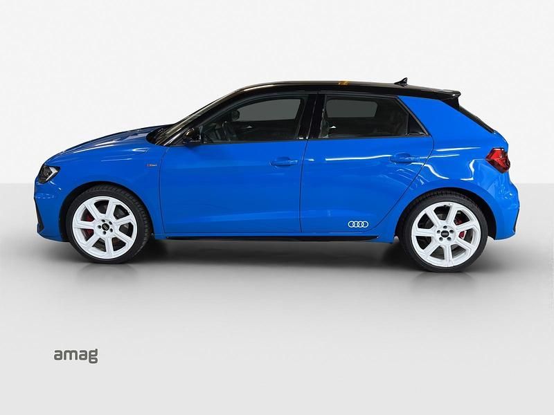 Gebraucht Audi A1 Sportback S-Line 200 PS (147 kW) 2019 Blu turbonero mito Kleinwagen