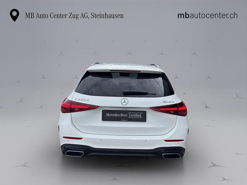 Gebraucht Mercedes C220 AMG line 220 PS (161 kW) 2024 Weiss Kombi