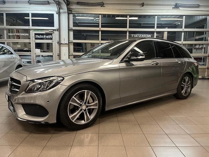 Gebraucht Mercedes C250 AMG line 211 PS (155 kW) 2015 Grau Kombi