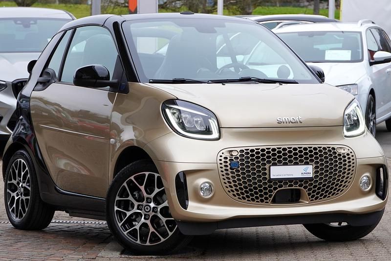 Gold Gebraucht 2021 Smart ForTwo Electric Drive Prime Cabrio | CHF 18’700 (Fairer Preis) - Bild 1/4
