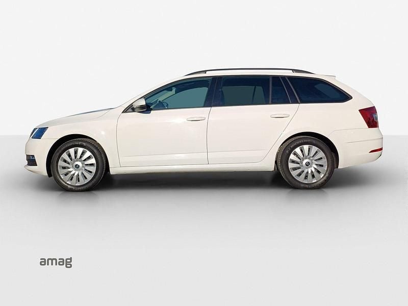 Gebraucht Skoda Octavia Ambition 130 PS (95 kW) 2019 Candy weiss, spezial Kombi