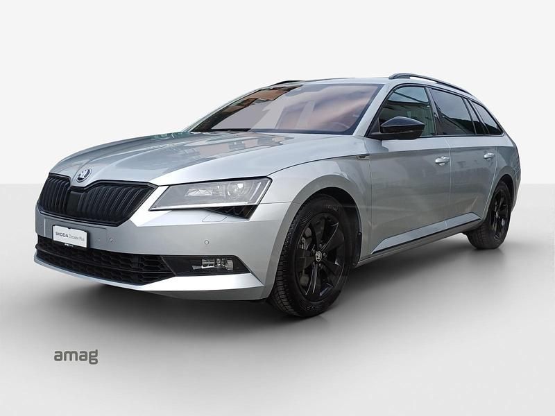 Brilliant silber, metallic Gebraucht 2017 Skoda Superb SportLine Kombi | CHF 32’900 (Teuer) - Bild 1/4