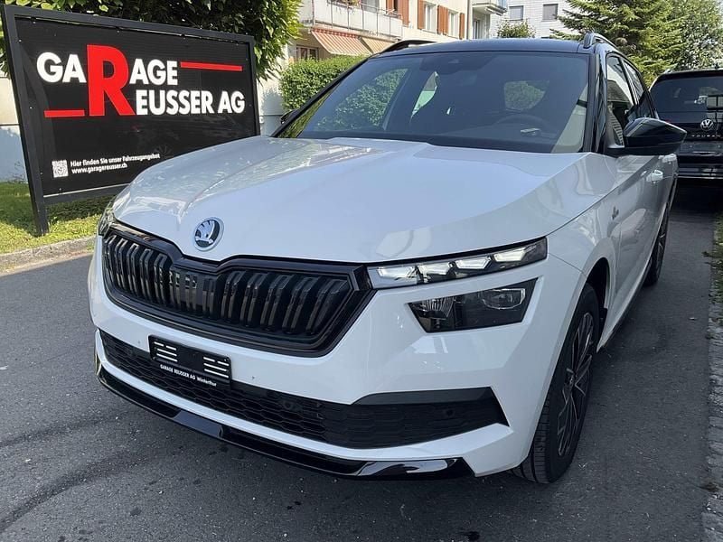 Weiss Gebraucht 2024 Skoda Kamiq Monte Carlo SUV | CHF 27’200 (Superpreis) - Bild 1/4
