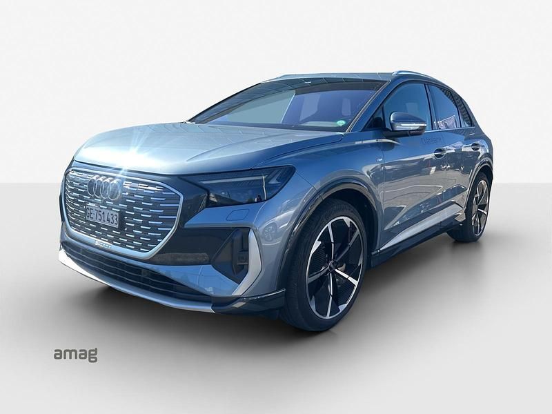 Bleu geyser métallisé Gebraucht 2021 Audi Q4 e-tron Basis SUV | CHF 34’990 (Fairer Preis) - Bild 1/4