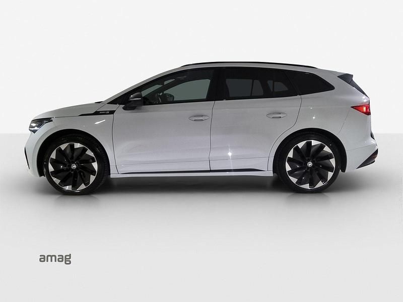 Gebraucht Skoda Enyaq iV SportLine 194 kW (265 PS) 2021 Moon weiss, metallic SUV