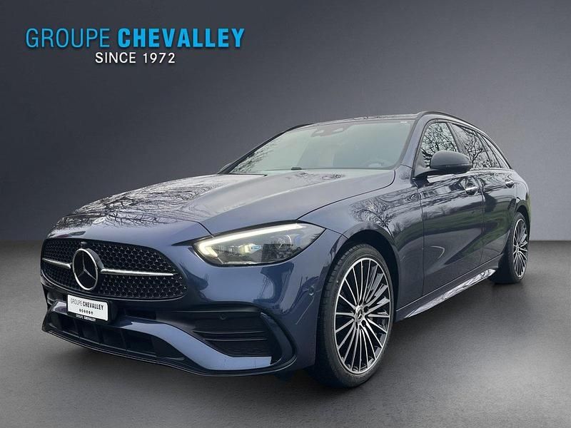 Neu Mercedes C300e 259 PS (190 kW) 2025 Blau Kombi