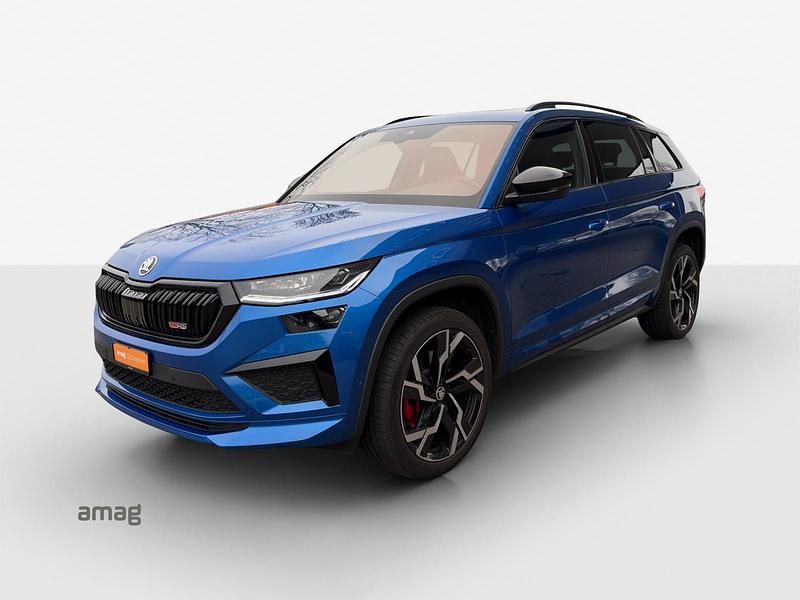 Race blau, metallic Gebraucht 2023 Skoda Kodiaq RS SUV | CHF 49’990 (Teuer) - Bild 1/4