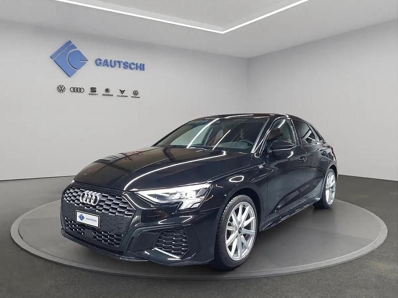 Schwarz Gebraucht 2025 Audi A3 Sportback e-tron S-Line Kleinwagen | CHF 30’350 (Fairer Preis) - Bild 1/4