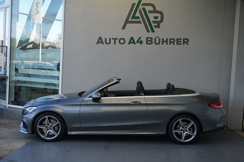 Anthrazit Gebraucht 2017 Mercedes C250 AMG line Cabrio | CHF 26’995 (Fairer Preis) - Bild 1/4