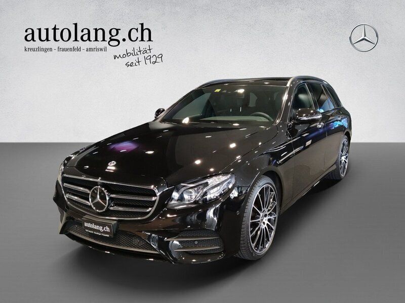 Schwarz Gebraucht 2020 Mercedes E220 AMG line Kombi | CHF 47’800 (Teuer) - Bild 1/4