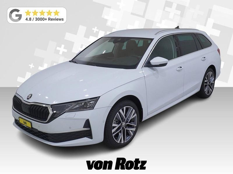 Neu Skoda Octavia Lounge 150 PS (110 kW) 2025 Weiss Kombi