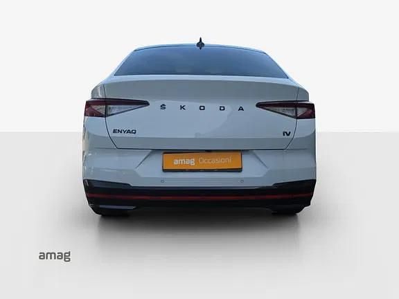 Gebraucht Skoda Enyaq iV RS 219 kW (299 PS) 2022 Moon weiss, metallic SUV