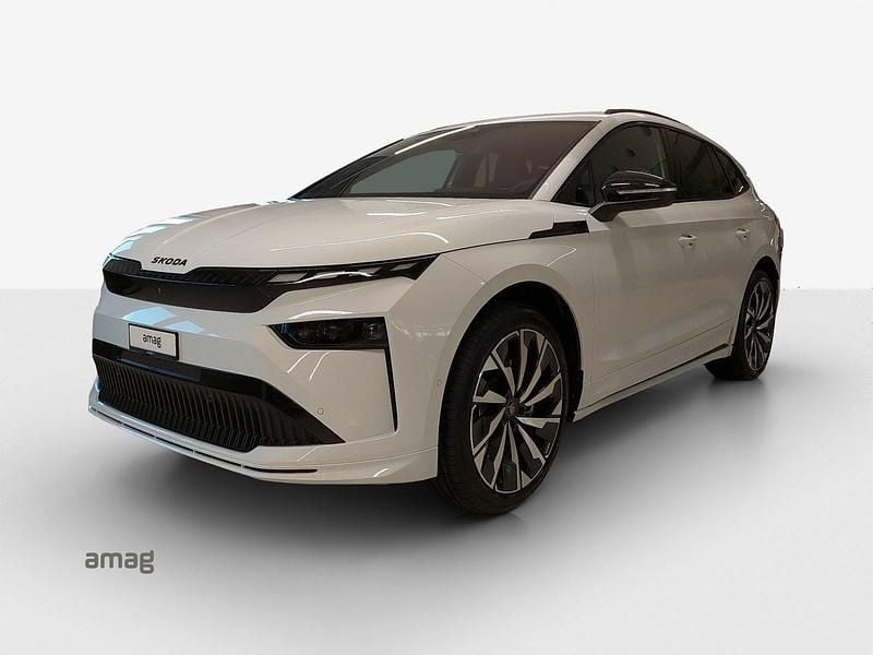 Moon weiss metallic Gebraucht 2025 Skoda Enyaq iV SportLine SUV | CHF 53’890 (Fairer Preis) - Bild 1/4