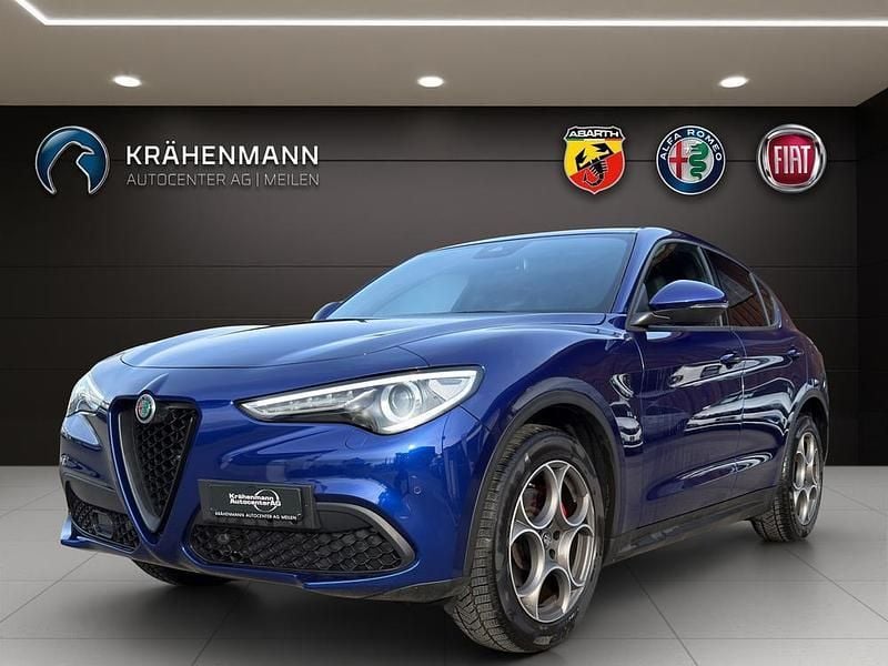 Blau Gebraucht 2022 Alfa Romeo Stelvio Sprint SUV | CHF 31’900 (Superpreis) - Bild 1/4
