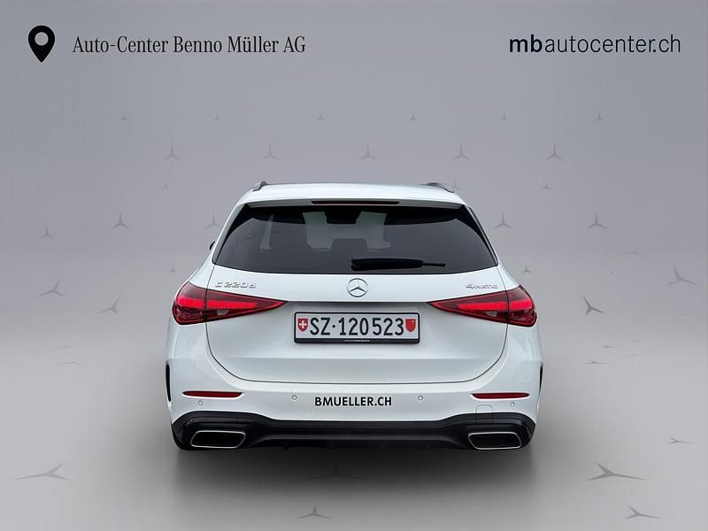 Gebraucht Mercedes C220 AMG line 220 PS (161 kW) 2024 Weiss Kombi