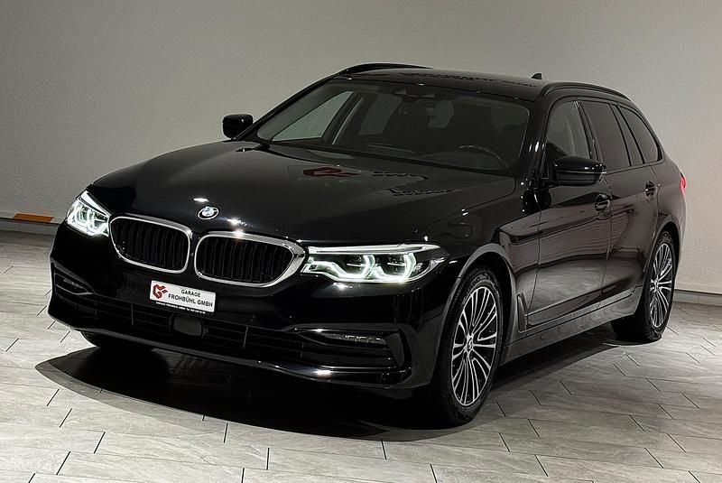 Schwarz Gebraucht 2019 BMW 520 Sport Line Kombi | CHF 26’900 (Fairer Preis) - Bild 1/4