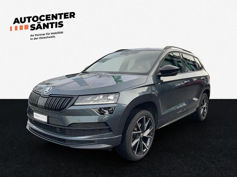 Grau Gebraucht 2021 Skoda Karoq SportLine SUV | CHF 30’750 (Teuer) - Bild 1/4