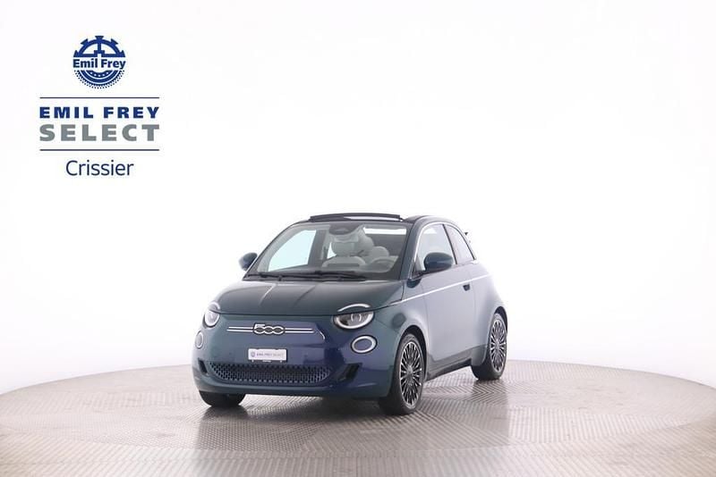 Grün Gebraucht 2021 Fiat 500e La Prima Cabrio | CHF 22’900 (Fairer Preis) - Bild 1/4